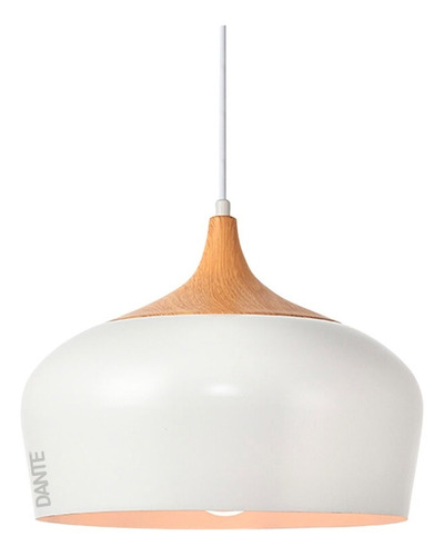 Lampara Colgante De Techo Madera Nordico Deco Apto Led