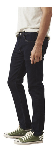 Jeans Hombre Bensimon Standard Leather Blue Slim Recto