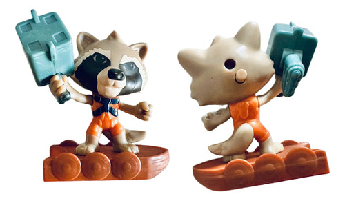 Muñeco Rocket Raccoon Guardianes De La Galaxia 2022 Juguete (Usado)