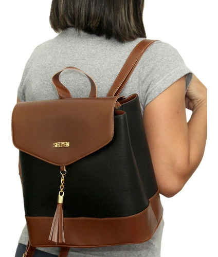 Imagem 7 de 10 de Bolsa Feminina Com Carteira E Mochila Promoção Hoje