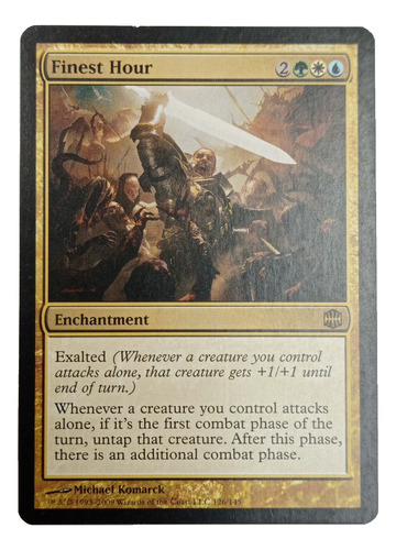 Carta Finest Hour [alara] Mtg Enchantment