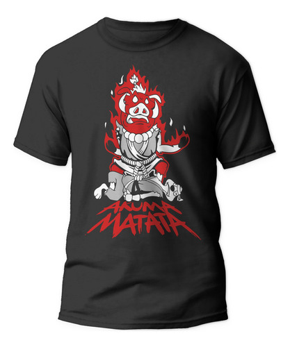 Polera Akuma Hakuna Matata Street Fighter Moda Juvenil Ters