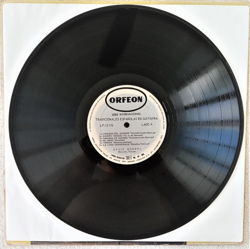 David Moreno Lp Tradicionales Españolas En Guitarra (Usado)