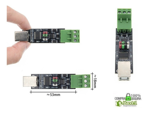 Adaptador Usb 485 Módulo Ft232 Chip Usb A Ttl / Rs485