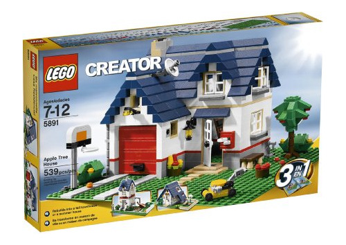 Lego Creator Apple Tree House (5891), Juego De 539 Piezas (d