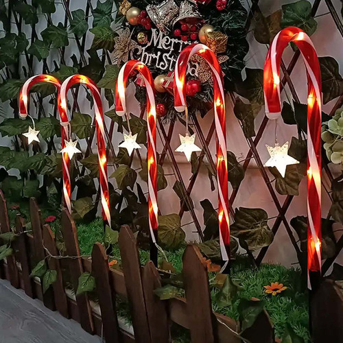 Cb Adorno Navideño Con Forma De Estrella En Forma De Bastón