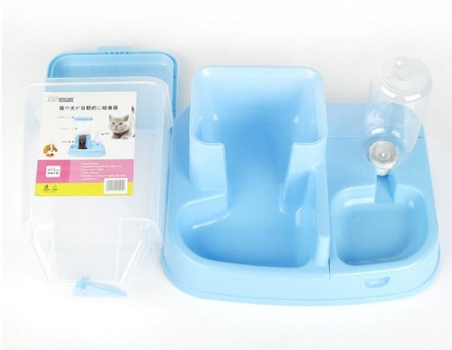 Comedero Y Bebedero Alimentador Automático Plato Para Perros