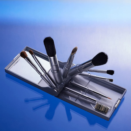 Set De Brochas De Maquillaje Michael Marcus Travel 9 Brochas