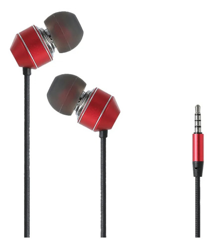 Audifonos Miniso In-ear Earphones Y771 Color Rojo