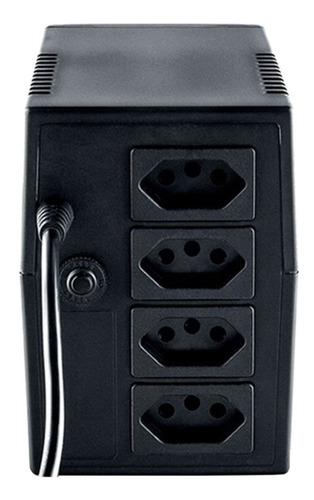 Nobreak Interativo Monovolt Intelbras Xnb 600va 120v Cor Preto