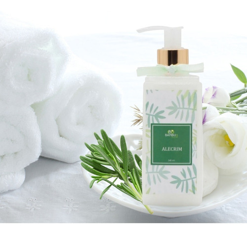 Imagem 1 de 7 de Sabonete Líquido Alecrim 240ml - Bambu Brasil