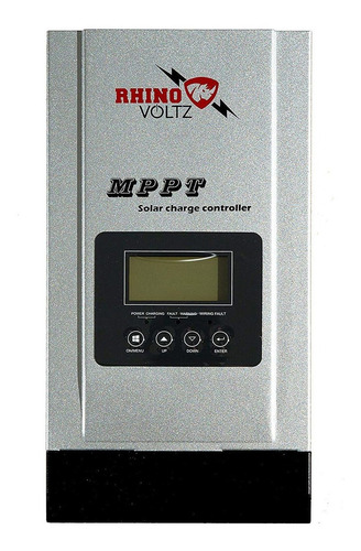 Rhinovoltz 60 Amp Mppt Controlador De Carga Solar 12 V 24 48