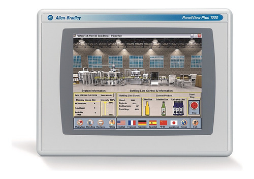 Allen Bradley 2711p-t10c4d8 Panelview Plus 1000 10   (Reacondicionado)