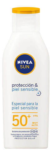 Protector Solar Sun Fps 50+ Protección Y Piel Sensible Nivea