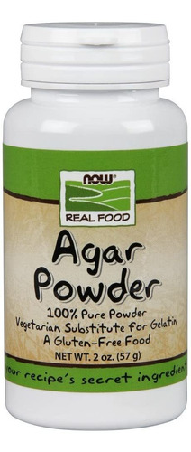 Now Foods, Agar Pure En Polvo, Sustituto Vegetariano Para Ge