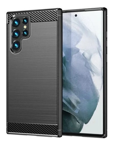 Funda Tpu Fibra Carbono Para Samsung S22 Ultra