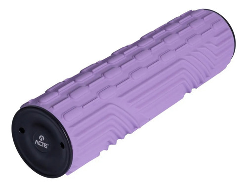 Rolo Massagem Eletrônico Vibratório Reduz Dor Muscular R33-r Roxo Acte Sports