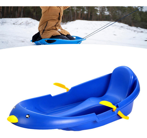 Trineo De Nieve Con Freno Trineo De Nieve Ligero Azul