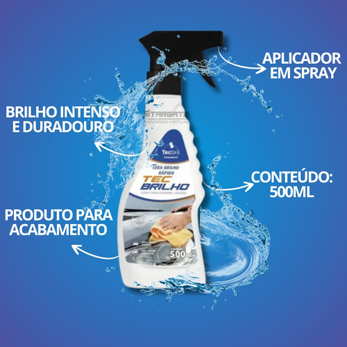 Cera Automotiva Líquida Carnaúba 500ml Finalização Perfeita