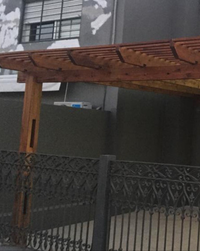 Pergola De Madera Con Techo Media Sombra Fabrica Y Colocamos