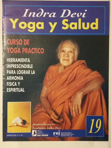 Indra Devi. Yoga Y Salud. No. 19.