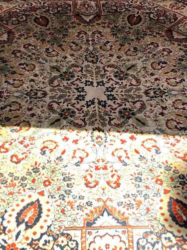 Elegante Alfombra Imperial Octagonal 3x3m Calidad Nepal (Usado)