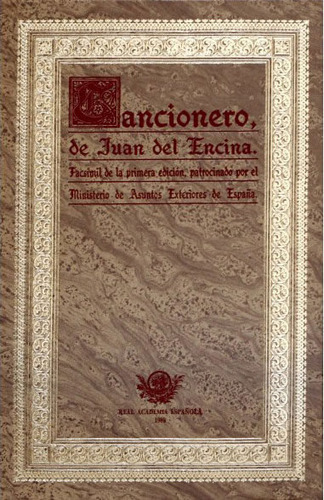 Libro Cancionero J.encina - 