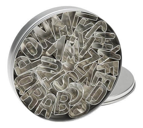 Juego De 26 Cortadores Galleta Alfabeto