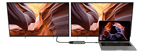 Concentrador Usb C 8 En 1 Adam Elements, 4 K Usb C A Hdmi, 1