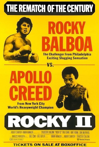 Pósters Película Rocky 2 - 1979 - 42x30
