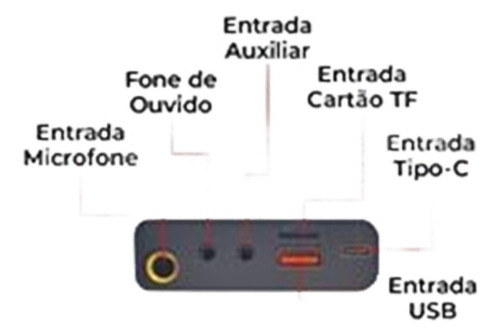 Caixa De Som Bluetooth Tomate 100w Potente Mts-8006 Portátil