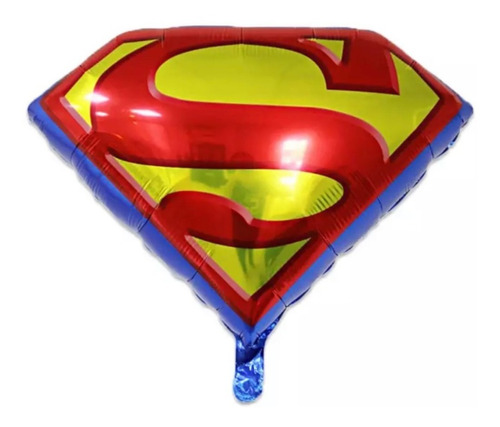 Globo Metalizado Superman Logo X1