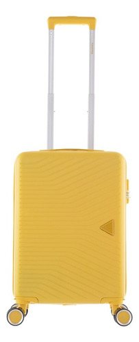 Valija Discovery 27042 21cm De Ancho X 49cm De Alto X 32cm De Profundidad Color Amarillo Diseño Lisa