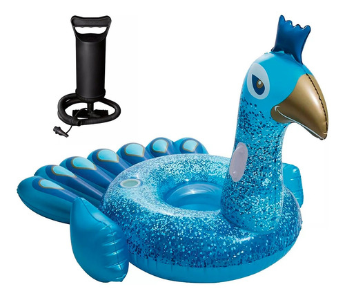 Pavo Real Colchoneta Bestway Inflable Gigante +inflador