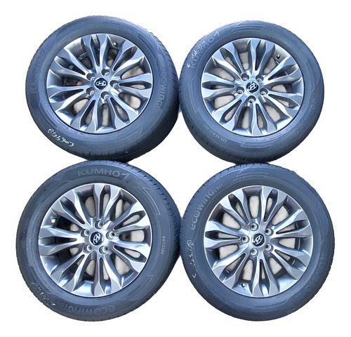 Jogo De Rodas Com Pneu Hyundai Azera 2011 235/55/17 (Usado)