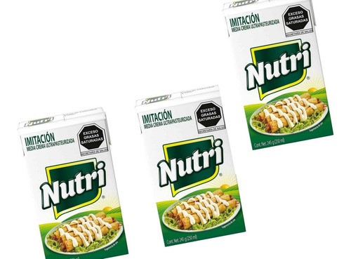 Media Crema Nutrileche 250ml 3pzas