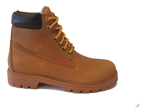 Borcegos Pizzoni 5006 Hombre Botas Cuero Maiz Chocolate