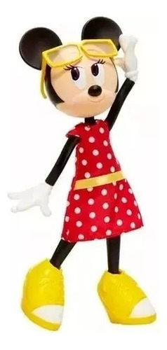 Minnie Mouse Muñeca Articulada Disney Rojo Deslumbrante