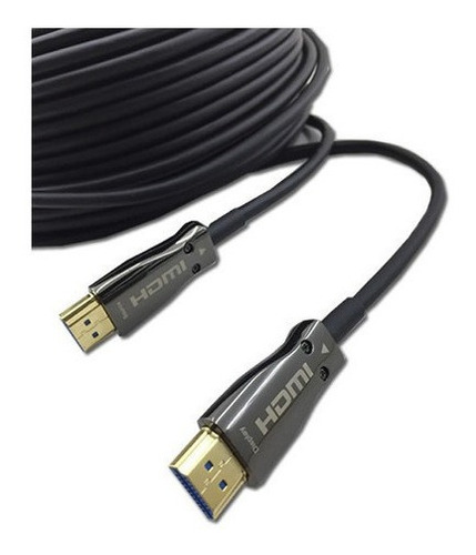 Cabo Hdmi 2.0 Hdr 4k Fibra Óptica 18gbps 60 Metros