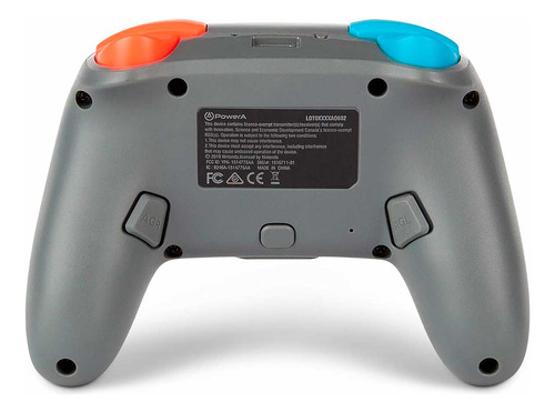 Mando Pro Nano Powera Wireless Nintendo Switch Gray Neon