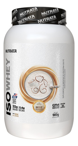 Iso Whey 900g - Nutrata - Whey Isolado Proteína Isolada