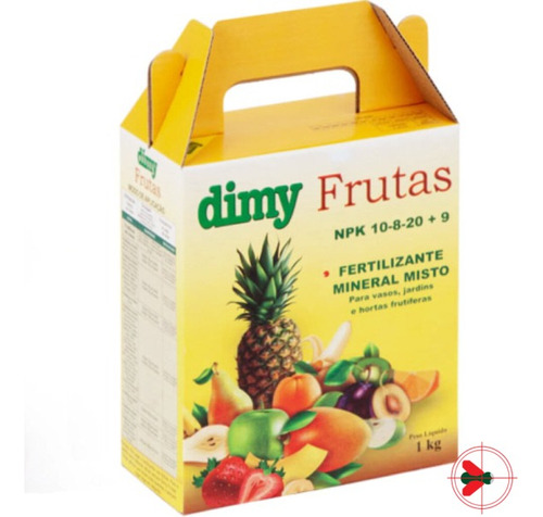 Fertilizante Mineral Misto Dimy Frutas (npk 10-8-20 + 9) 1kg