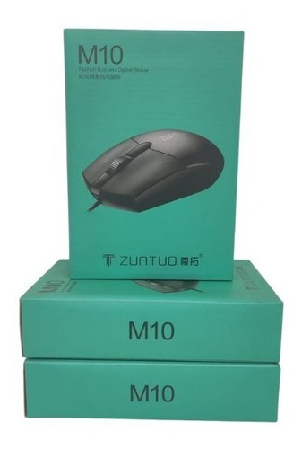 Mouse M10 Alámbrico Ergonómico Tamaño Estándar 