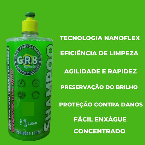 Lava Bike Gr8 1l Limpeza 2uni Concentrado Biodegradável