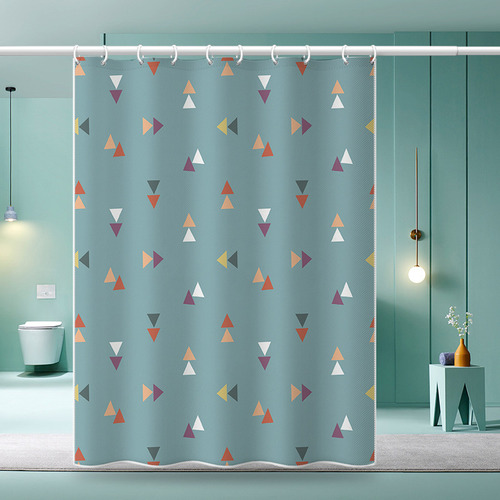 Cortina De Baño Triangular De Color, 180 * 180cm