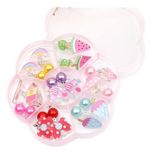 7 Pares De Mini Clips Para Orejas Hermosas Para Niñas Hipoal