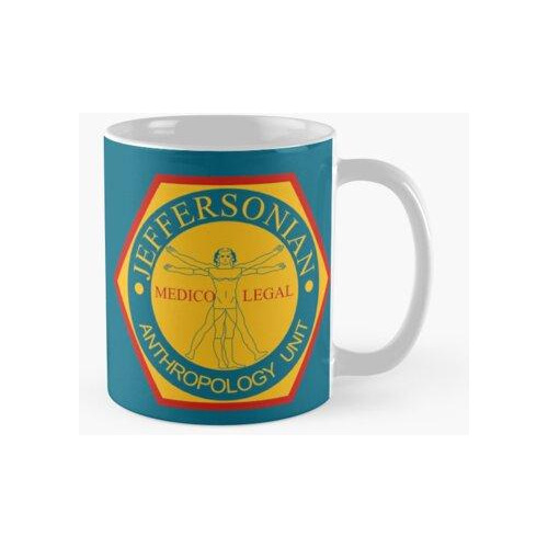 Taza Huesos - Logotipo Del Instituto Jeffersonian Calidad Pr