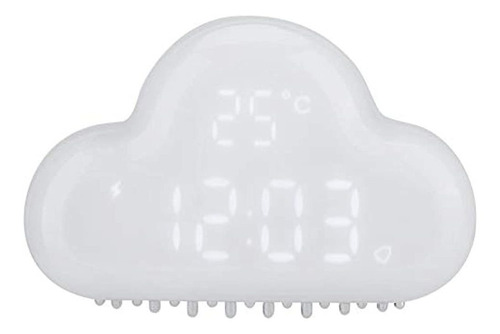 V Bestlife Cloud Alarm Clock, White, Digital Display,