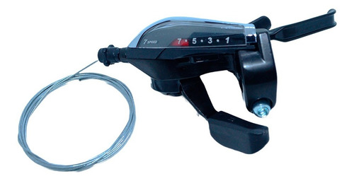 Imagen 3 de 4 de Palancas Cambios Integradas Yuanda Mtb 3x7 Velocidades