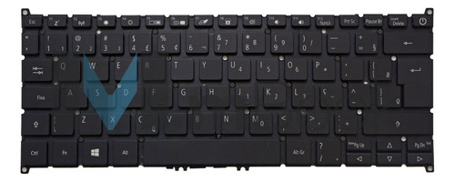 Teclado Compatível Com Acer Swift 3 Sf314-54-p25j Com Leds